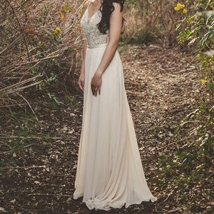 Beaded Chiffon Dress